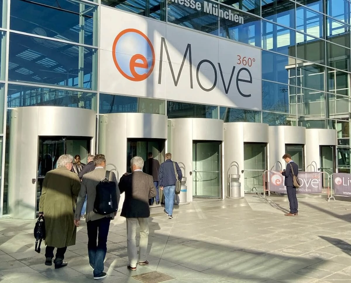 Wir stellen aus auf der eMove360° Europe